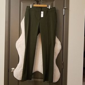 Khaki green trousers